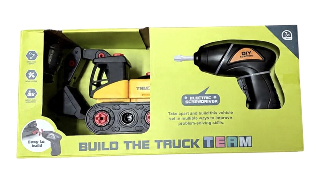 Take Apart Digger with Battery Operated Drill