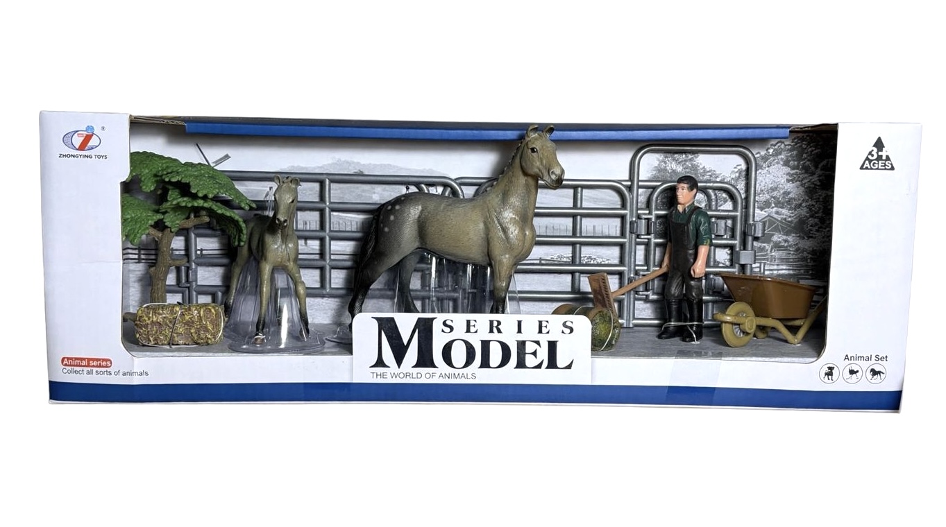 Farm Set - Horse and Foal Playset - Image 2