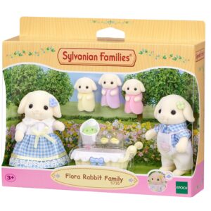 Sylvanian Families Flora Rabbit Family