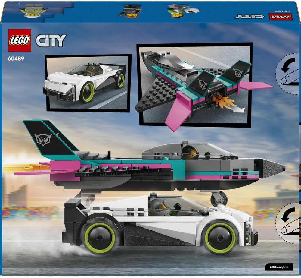 Lego 60489 City Jet vs Car - Image 2