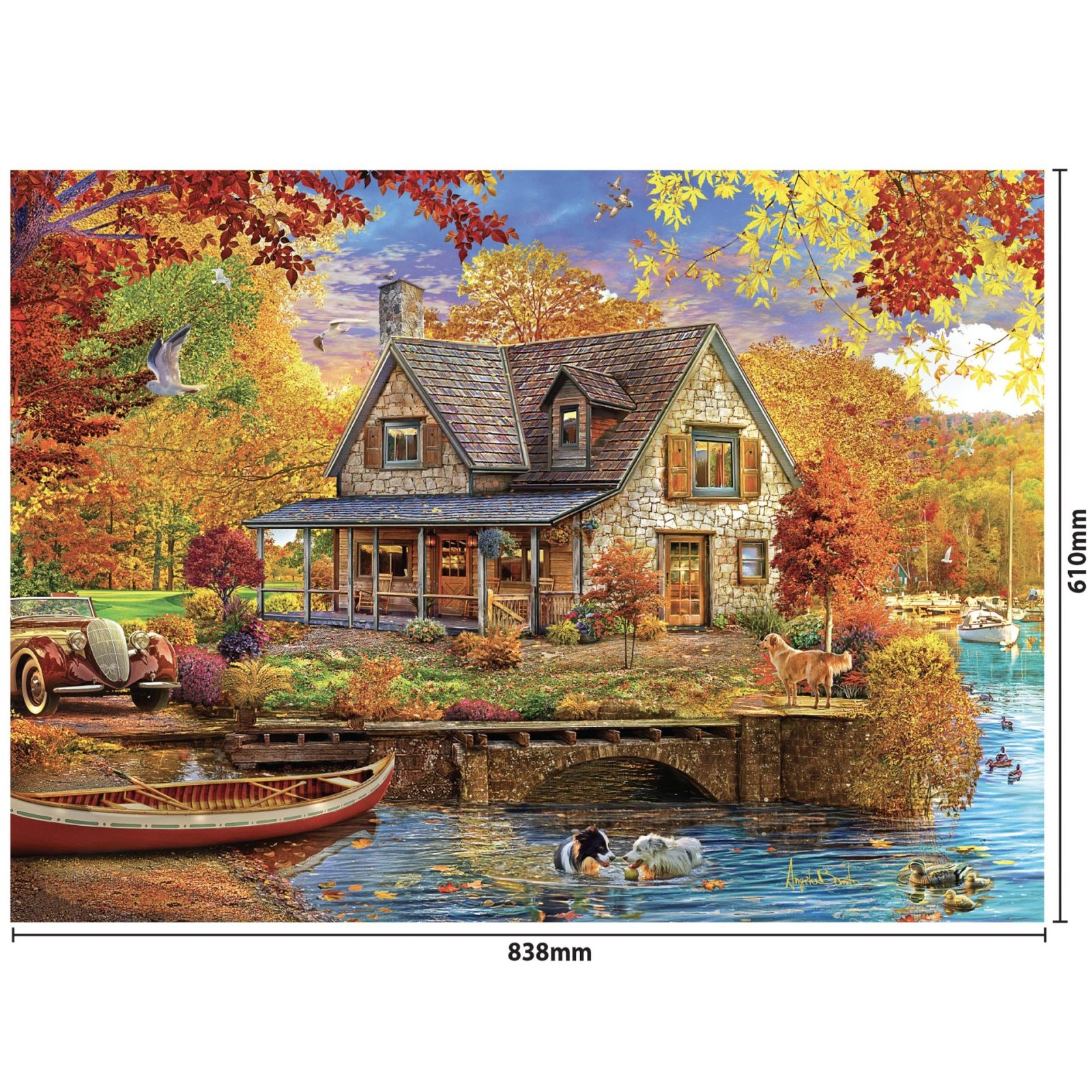 RGS Autumn Cottage 1500pc Puzzle