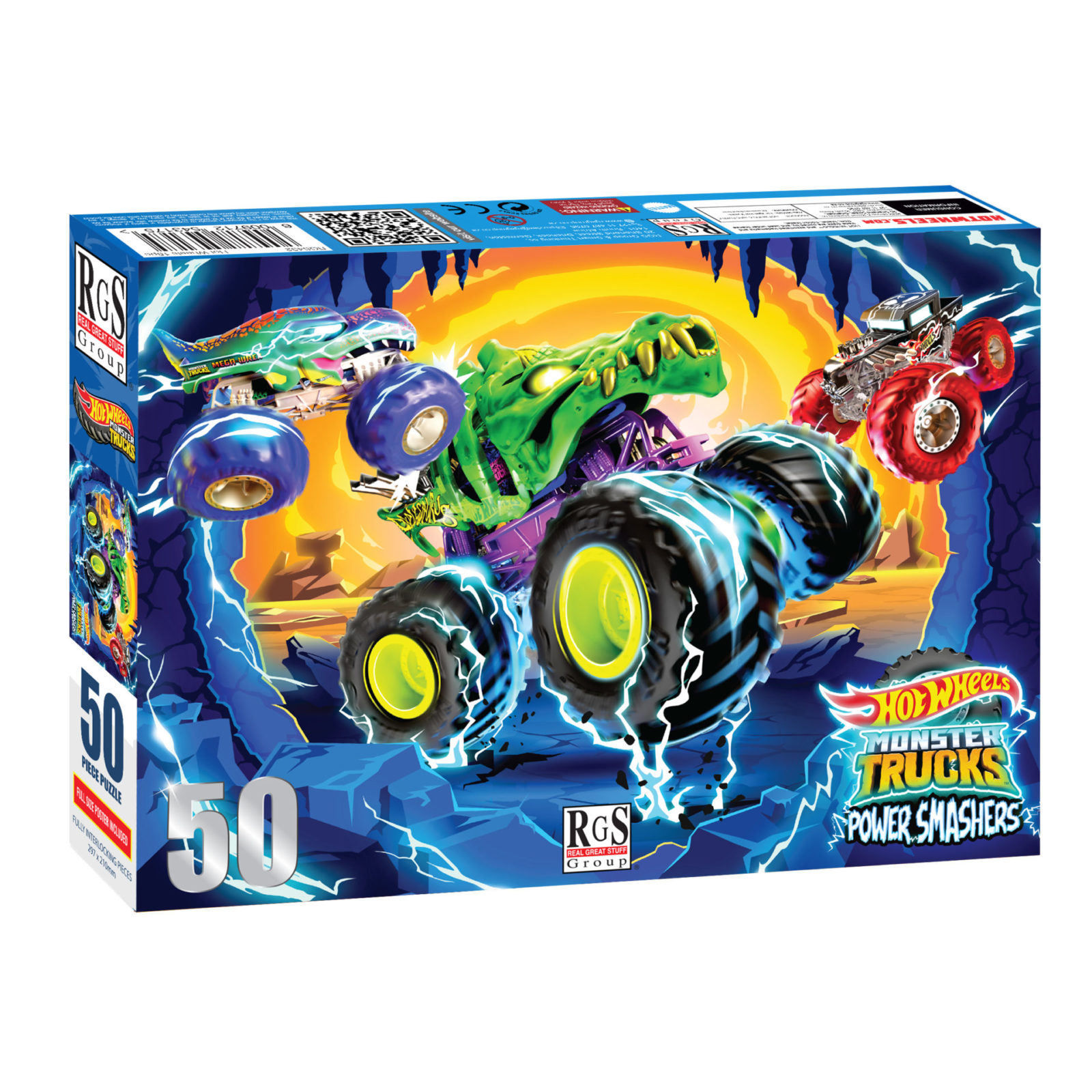 RGS Hot Wheels Power Smashers 50pc Puzzle